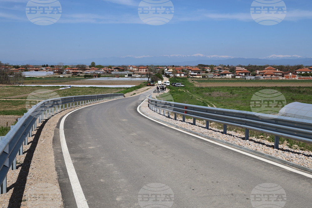 Село Маноле - пътен надлез - официална церемония