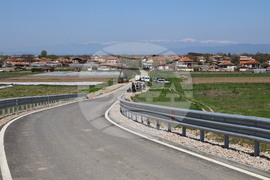 Село Маноле - пътен надлез - официална церемония