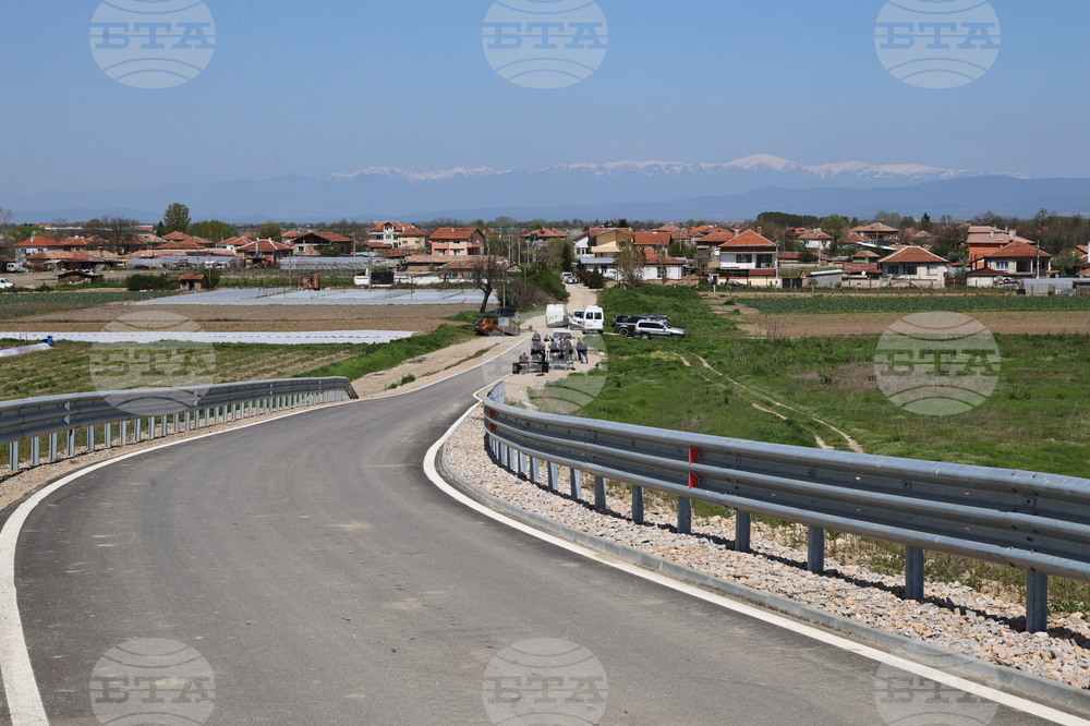 Село Маноле - пътен надлез - официална церемония