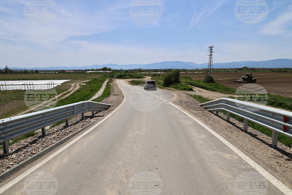 Село Маноле - пътен надлез - официална церемония