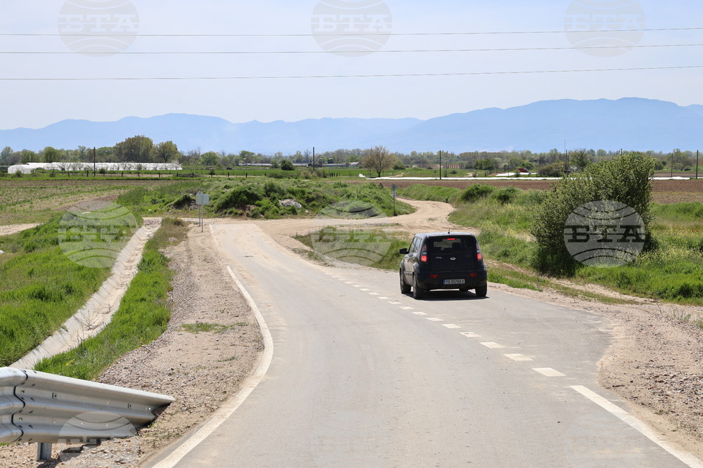 Село Маноле - пътен надлез - официална церемония