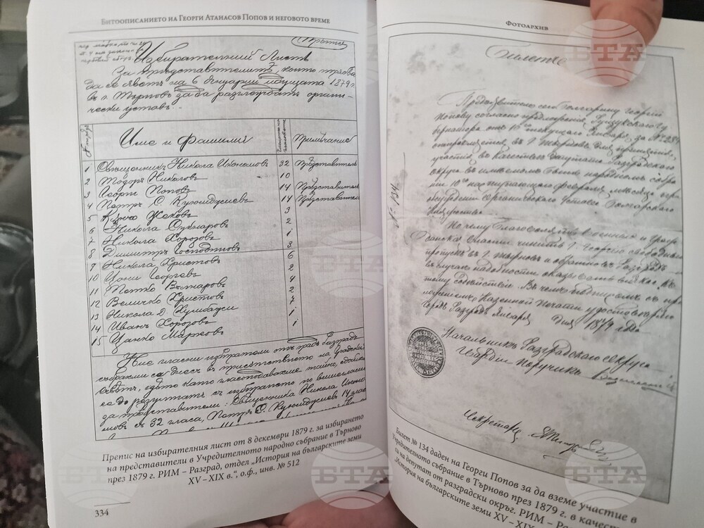 Разград - Иво Стоянов - книга „Битоописанието на Георги Атанасов Попов и неговото време“