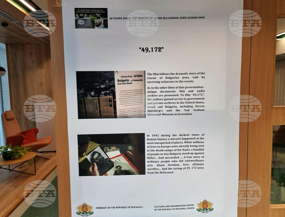 Северна Македония - Дома на Европа в Скопие - Посолство на България - филм "49 172" - представяне