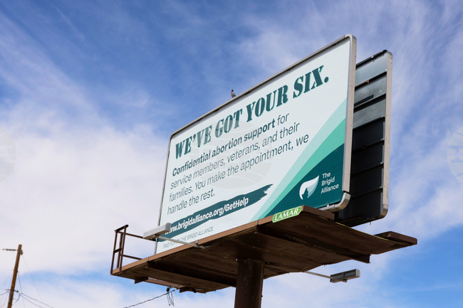 Billboards Near Major Veterans Affairs Clinics Offer Reproductive Health Support for Veterans