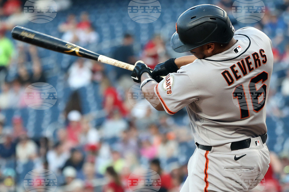 Giants Nationals Baseball