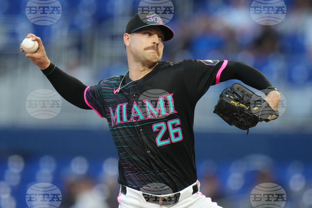 Brewers Marlins Baseball