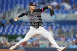 Brewers Marlins Baseball