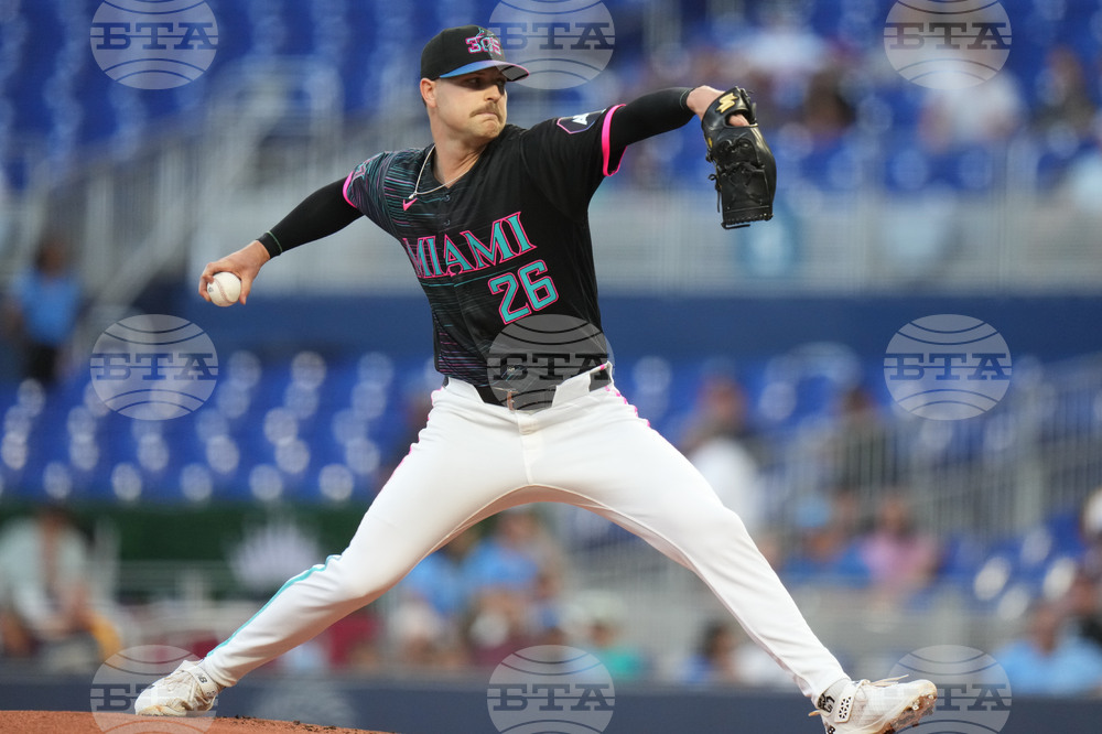 Brewers Marlins Baseball