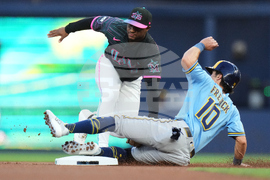 Brewers Marlins Baseball