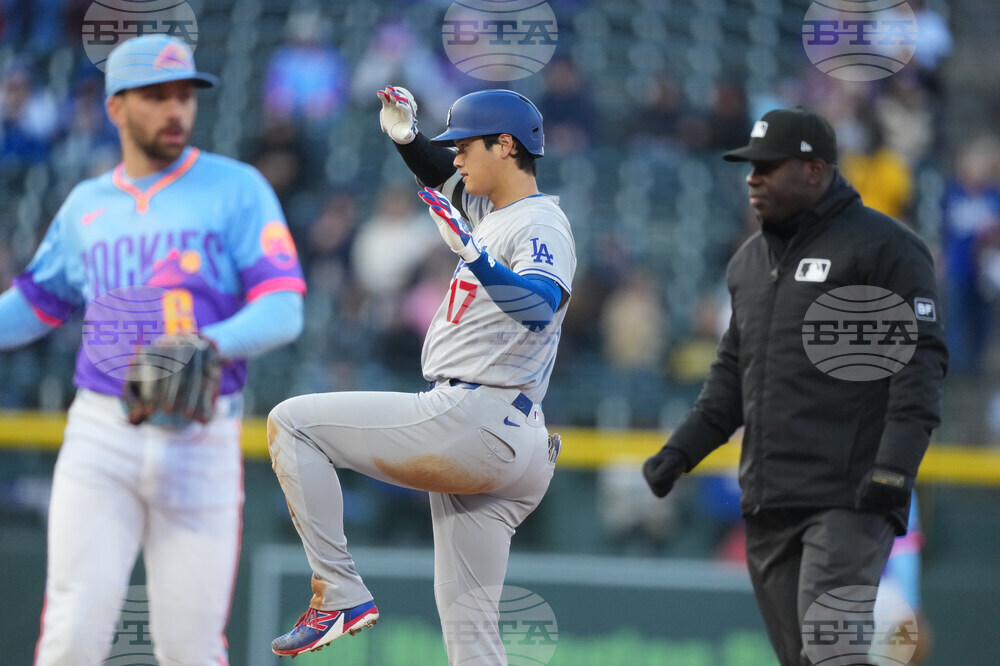 Dodgers Rockies Baseball