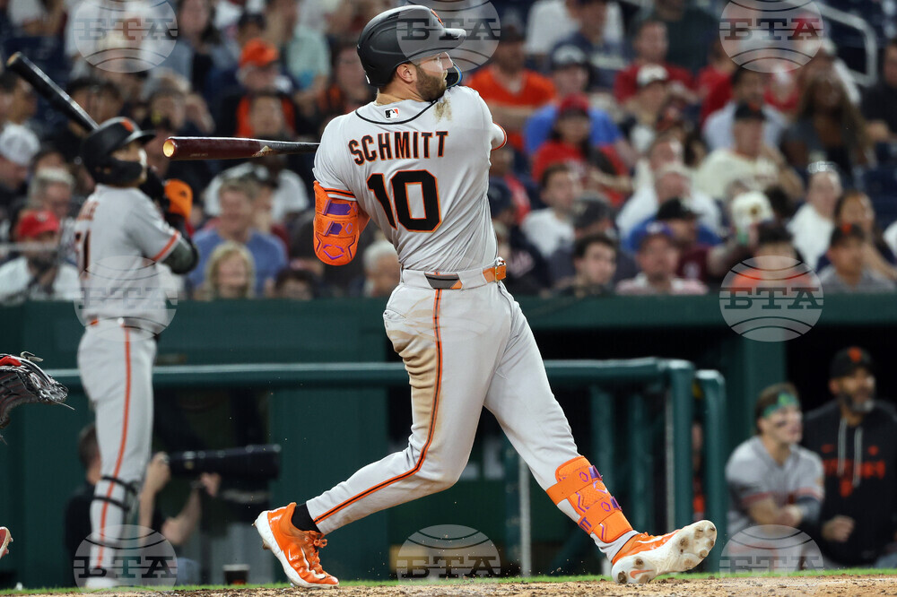 Giants Nationals Baseball