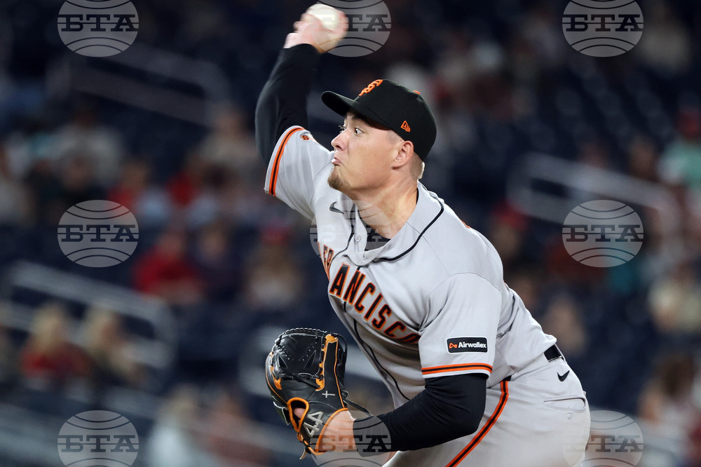 Giants Nationals Baseball