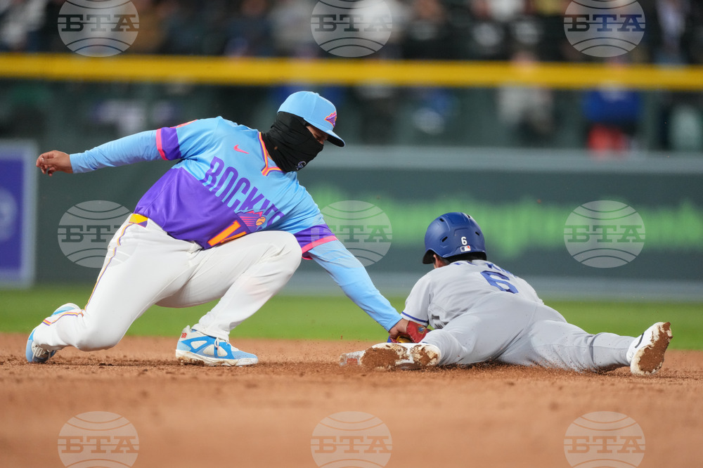 Dodgers Rockies Baseball