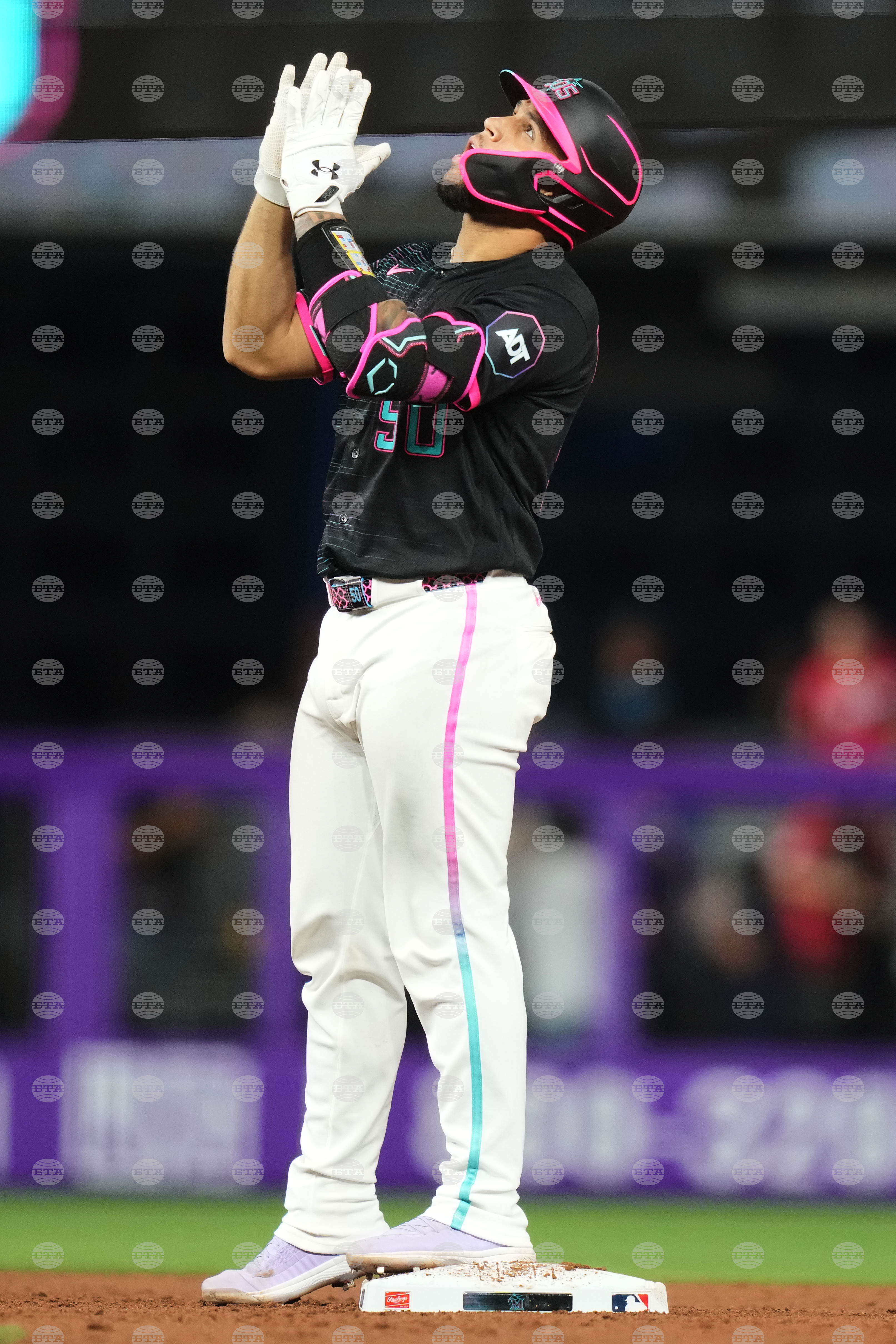 Brewers Marlins Baseball