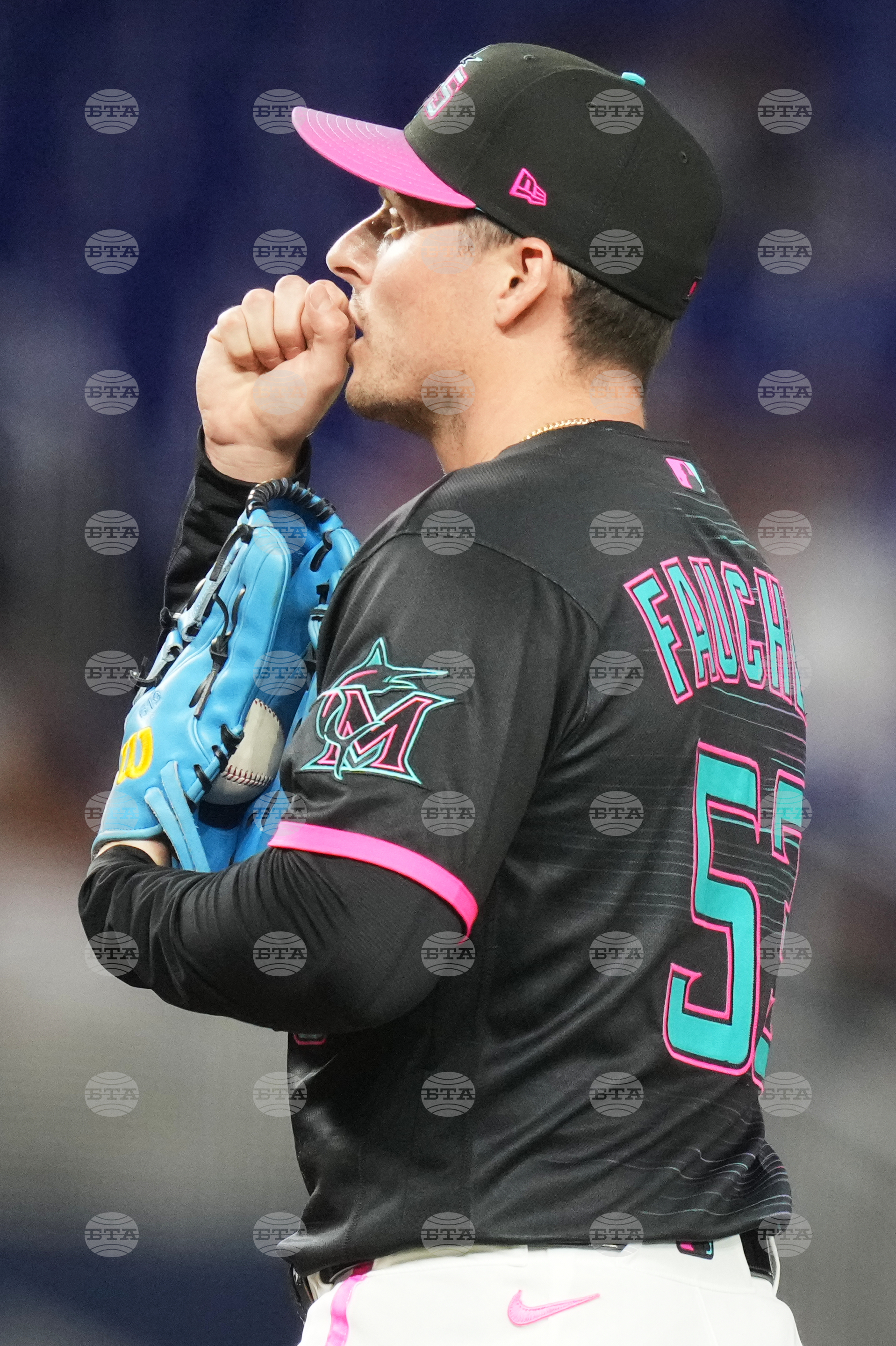 Brewers Marlins Baseball