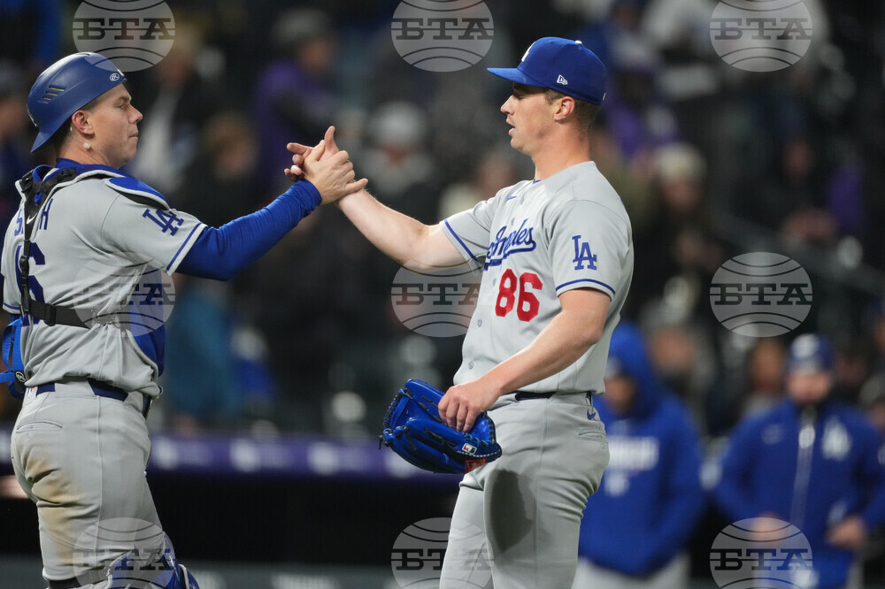 Dodgers Rockies Baseball