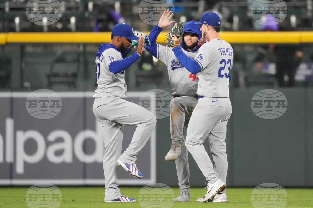 Dodgers Rockies Baseball