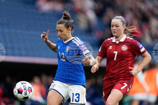 Denmark Italy Women's WCup Soccer