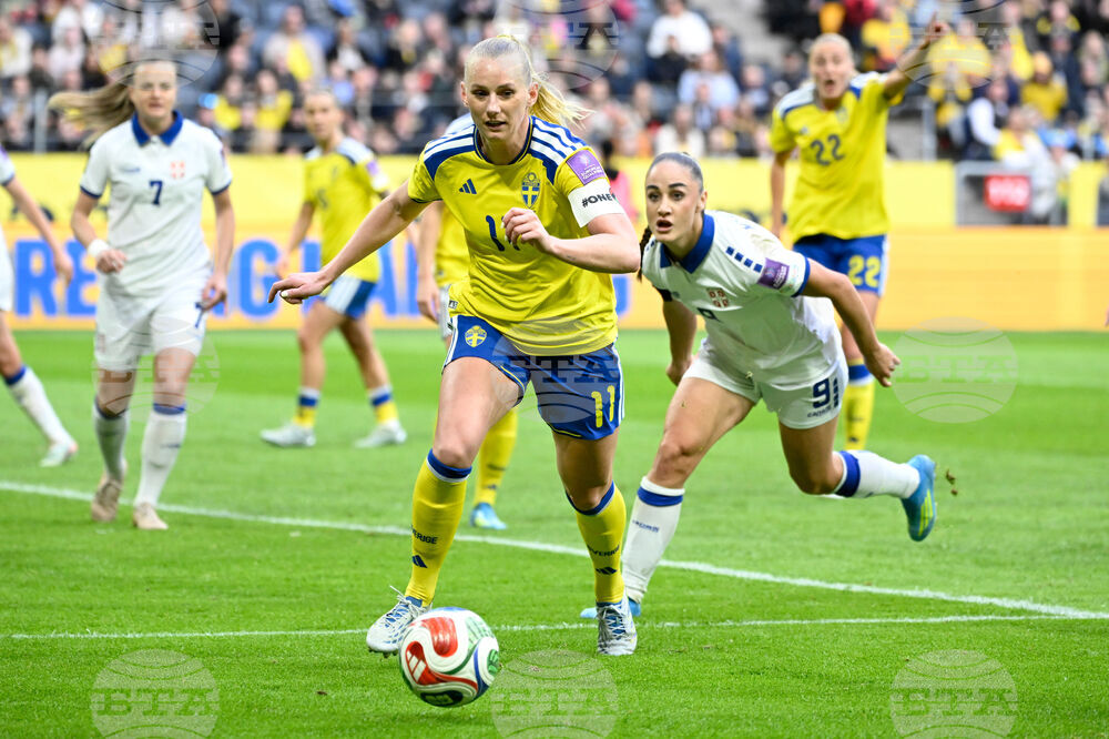 Sweden Serbia Women's WCup Soccer