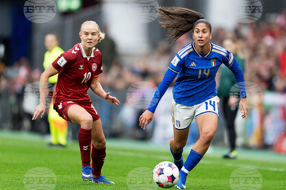 Denmark Italy Women's WCup Soccer