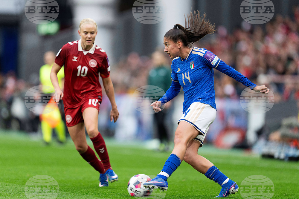Denmark Italy Women's WCup Soccer
