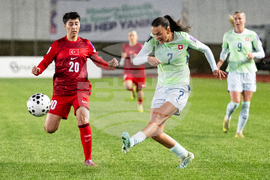 WCup Turkey Switzerland Women Soccer