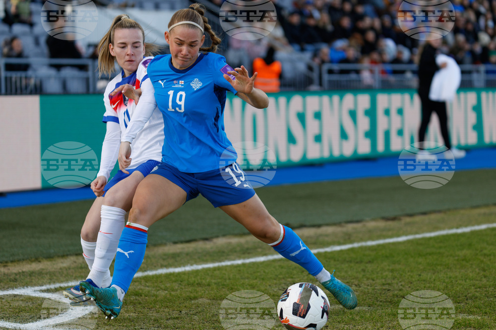 Iceland England Women's WCup Soccer