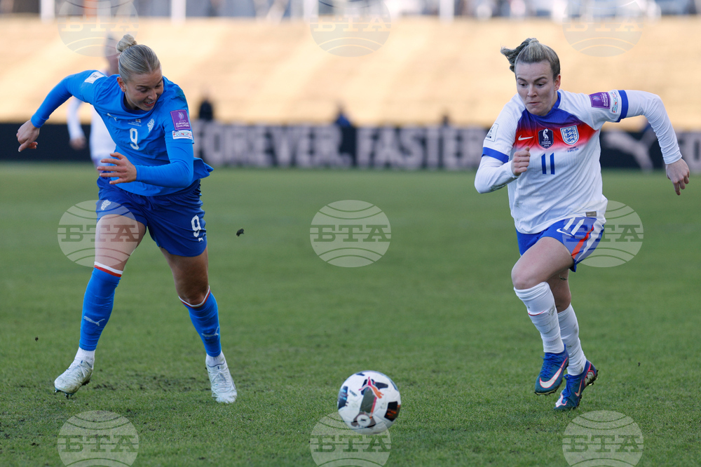 Iceland England Women's WCup Soccer