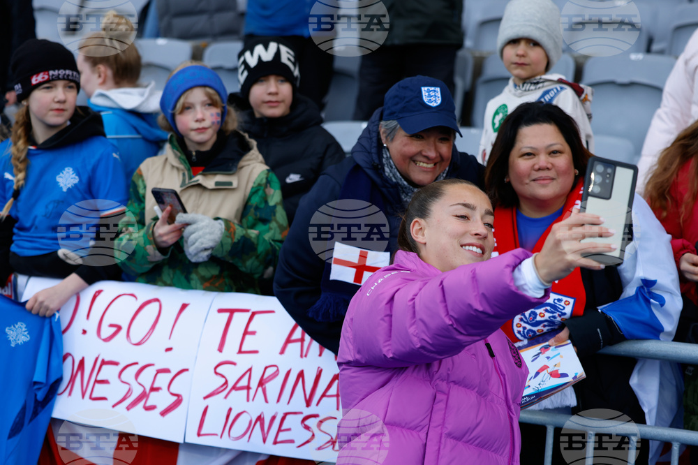 Iceland England Women's WCup Soccer