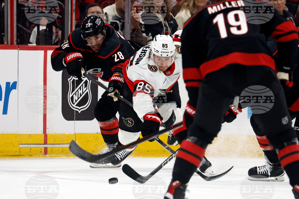 Senators Hurricanes Hockey