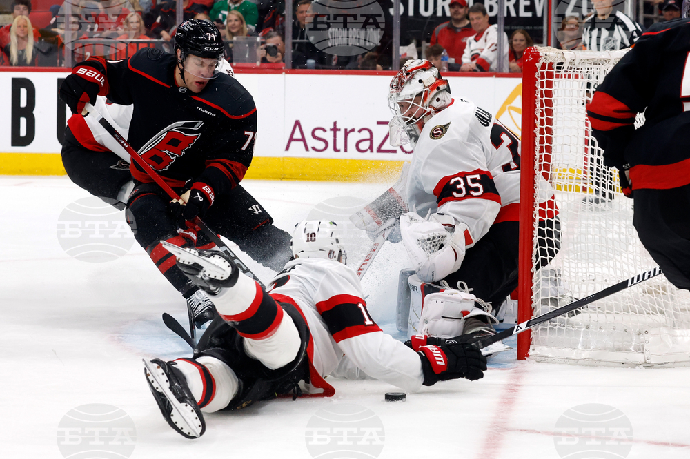 Senators Hurricanes Hockey