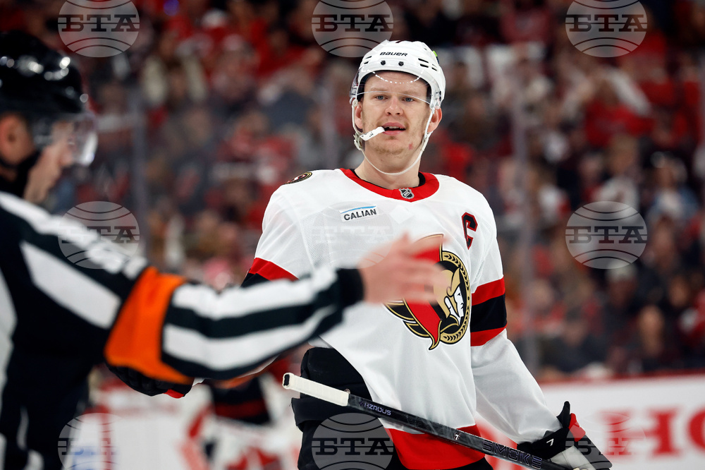 Senators Hurricanes Hockey