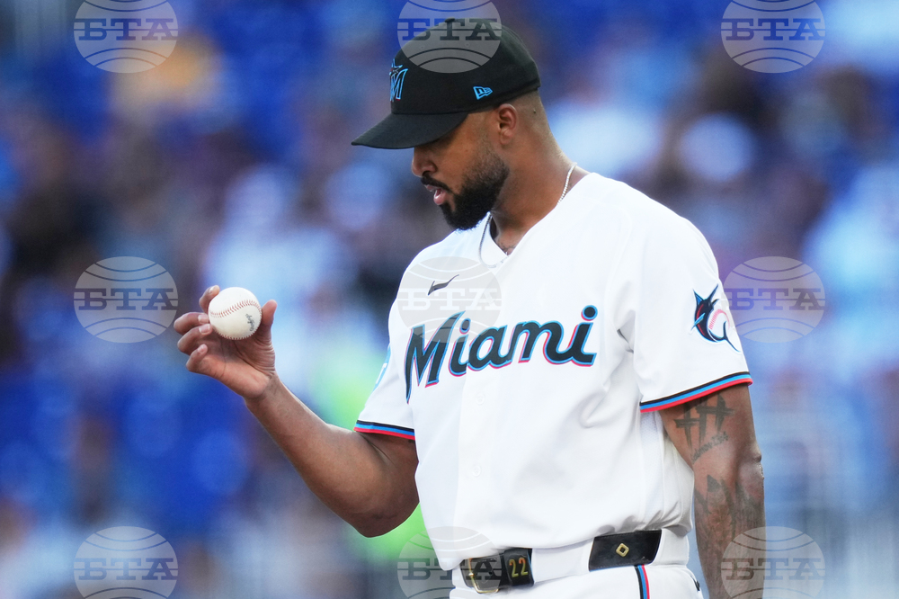 Brewers Marlins Baseball