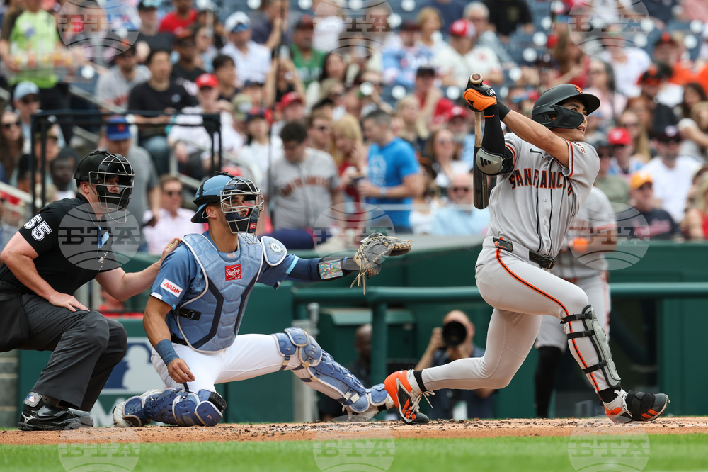 Giants Nationals Baseball