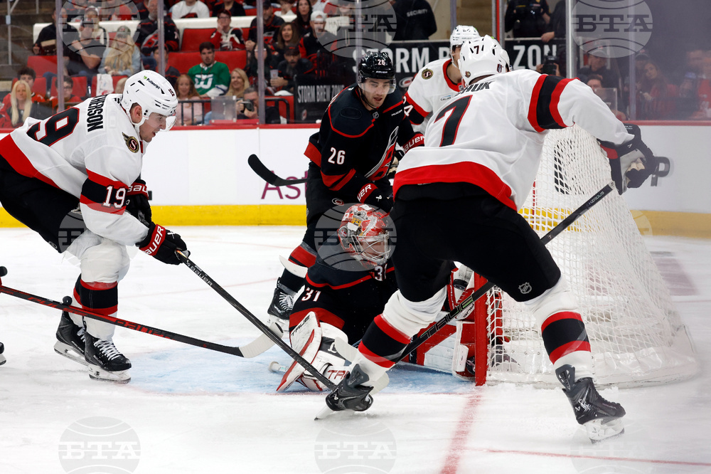 Senators Hurricanes Hockey