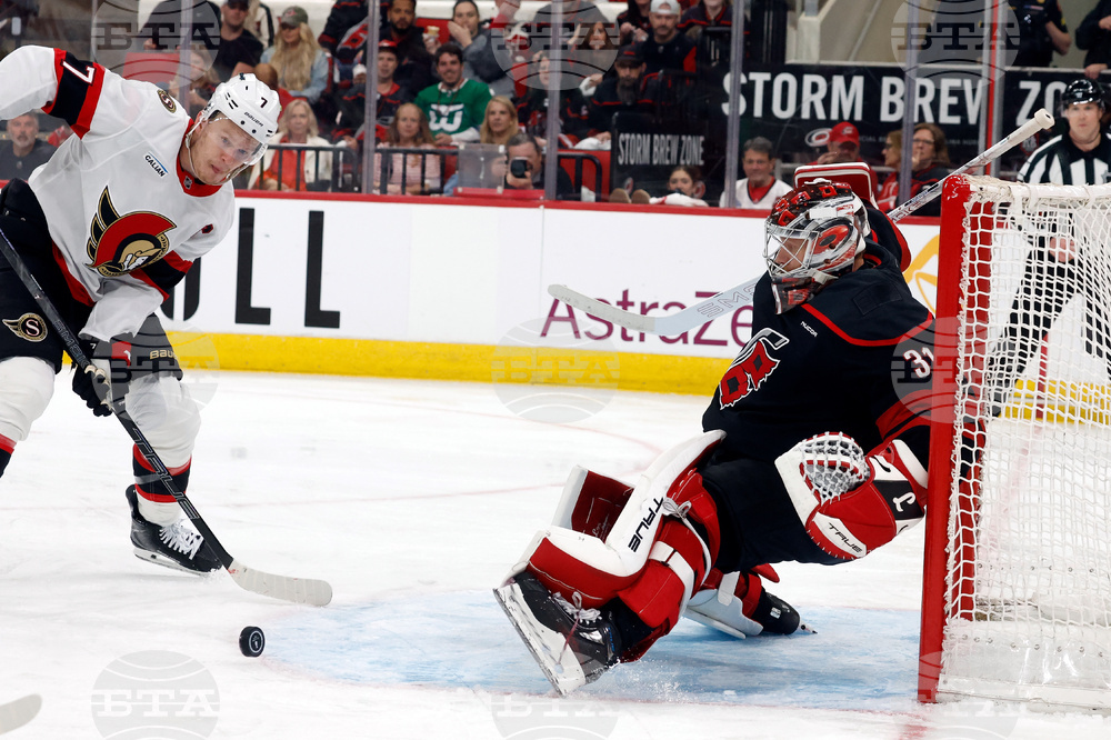 Senators Hurricanes Hockey