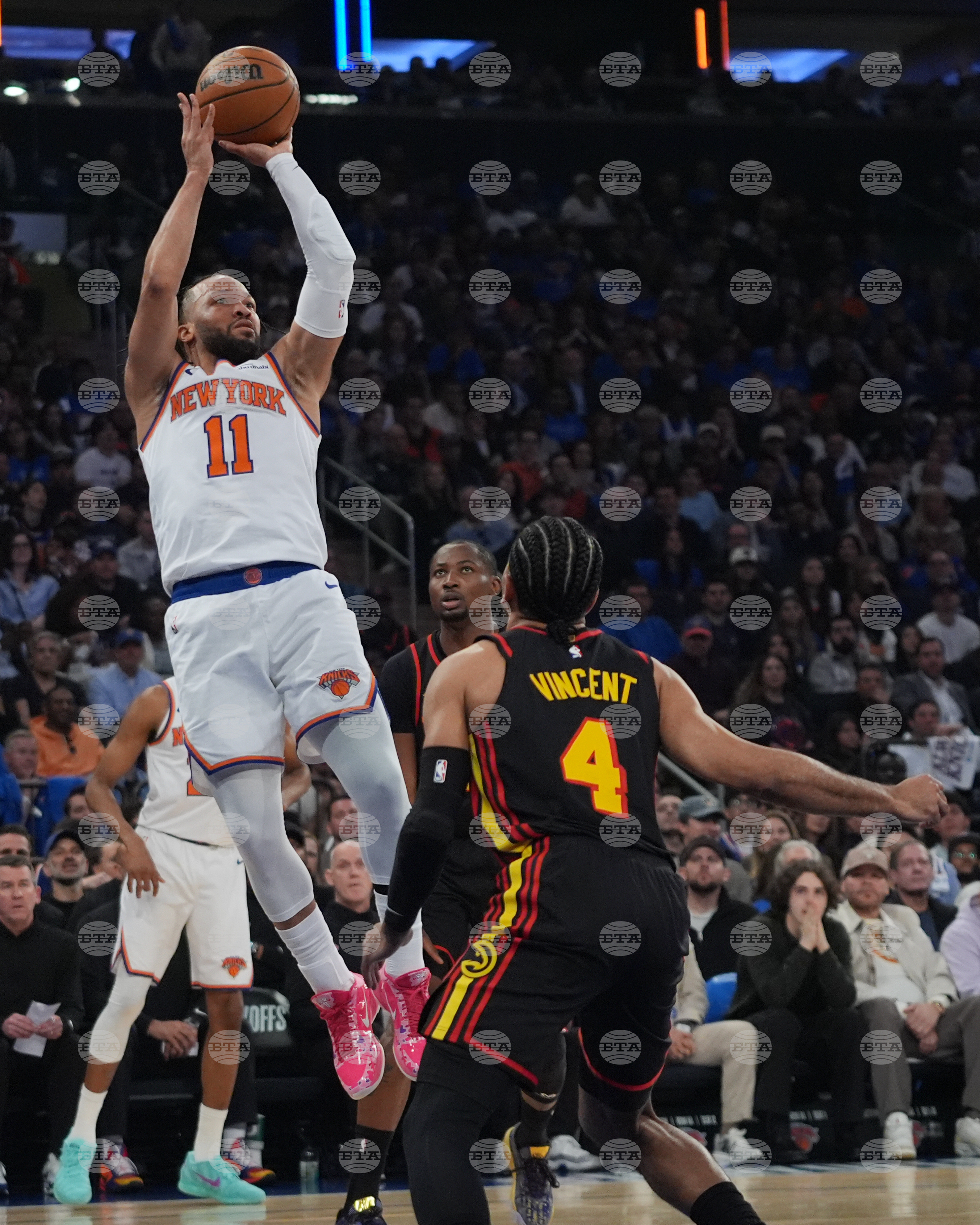 Hawks Knicks Basketball