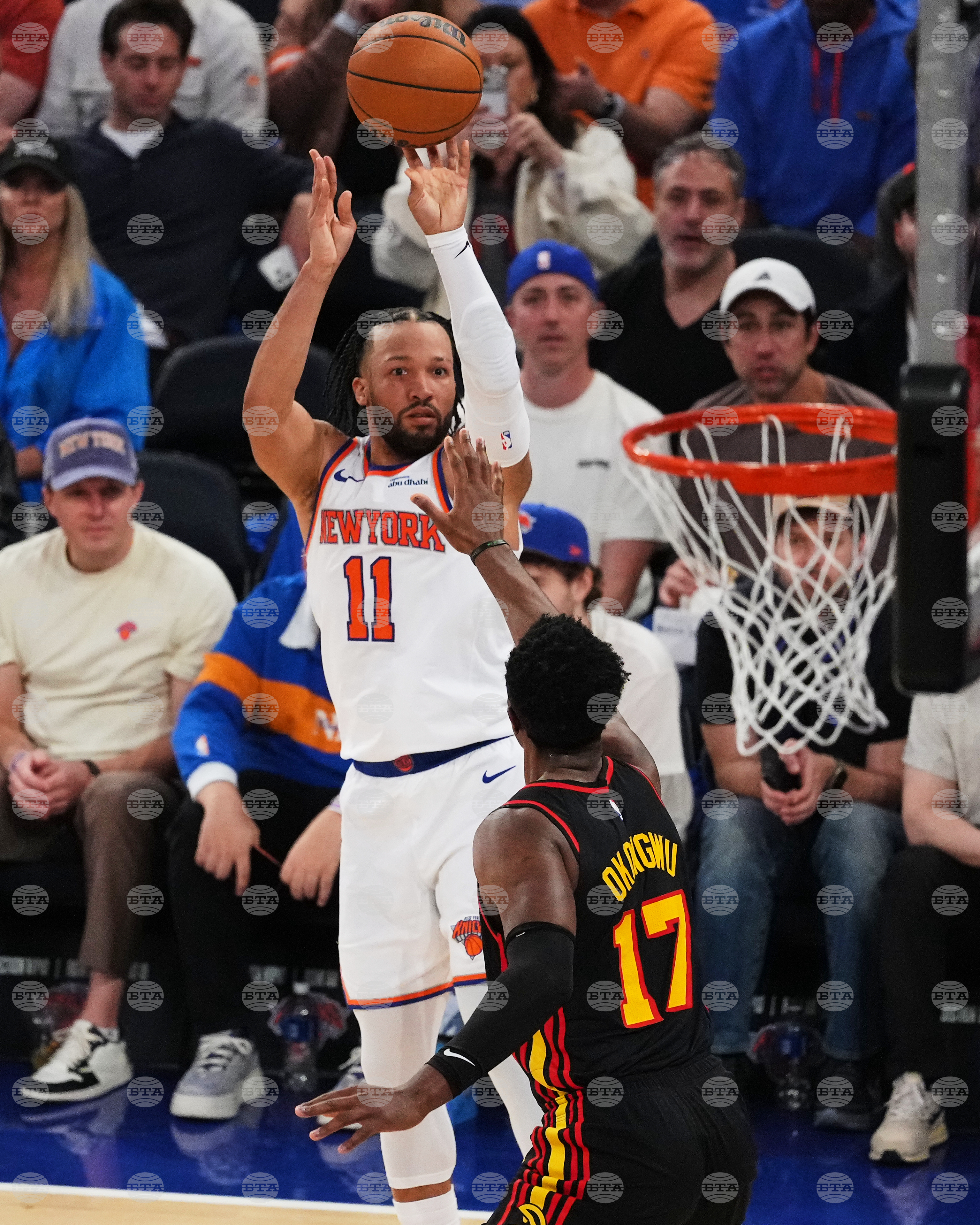Hawks Knicks Basketball