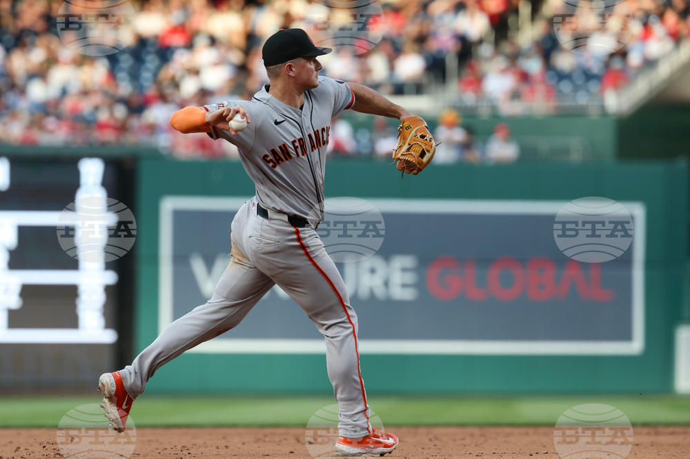 Giants Nationals Baseball
