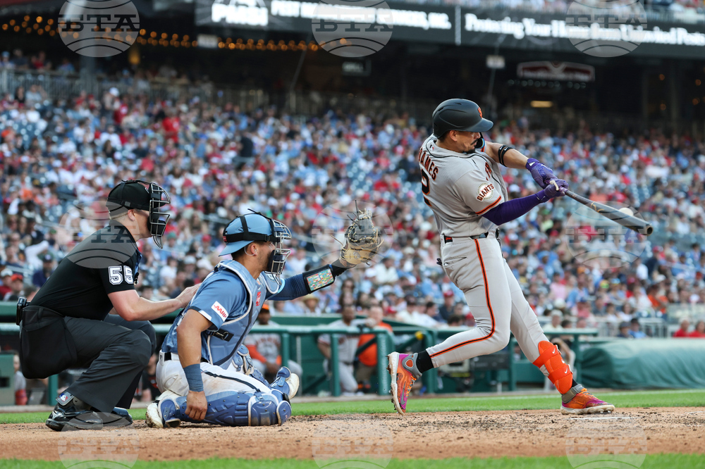 Giants Nationals Baseball