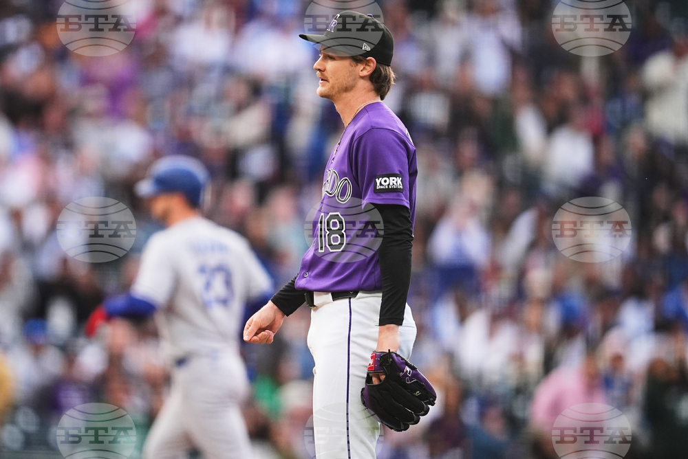 Dodgers Rockies Baseball