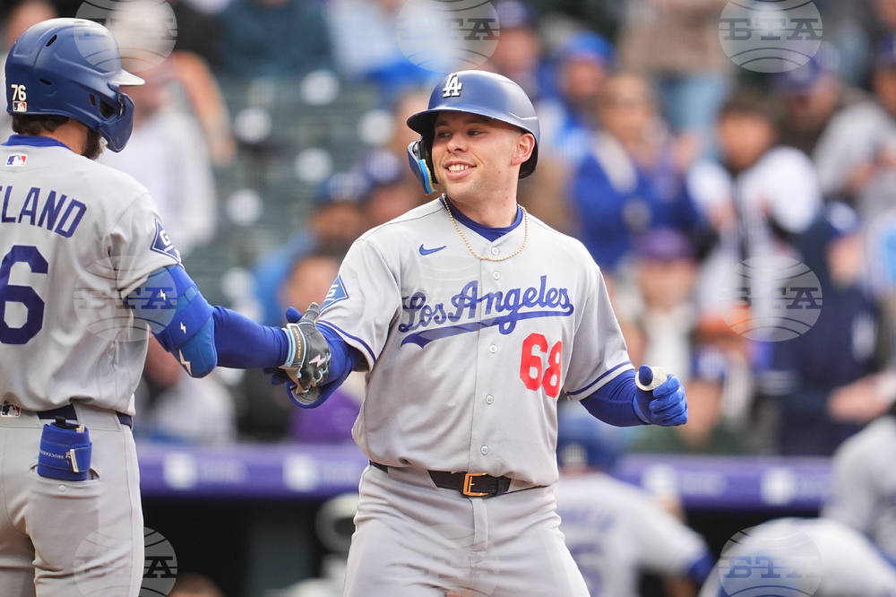 Dodgers Rockies Baseball