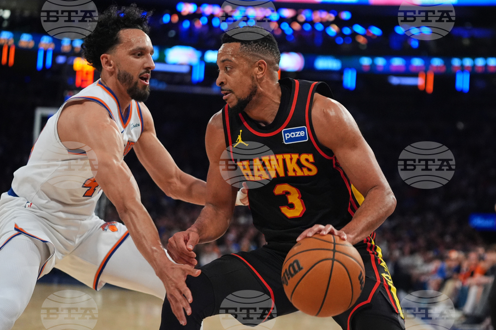 Hawks Knicks Basketball