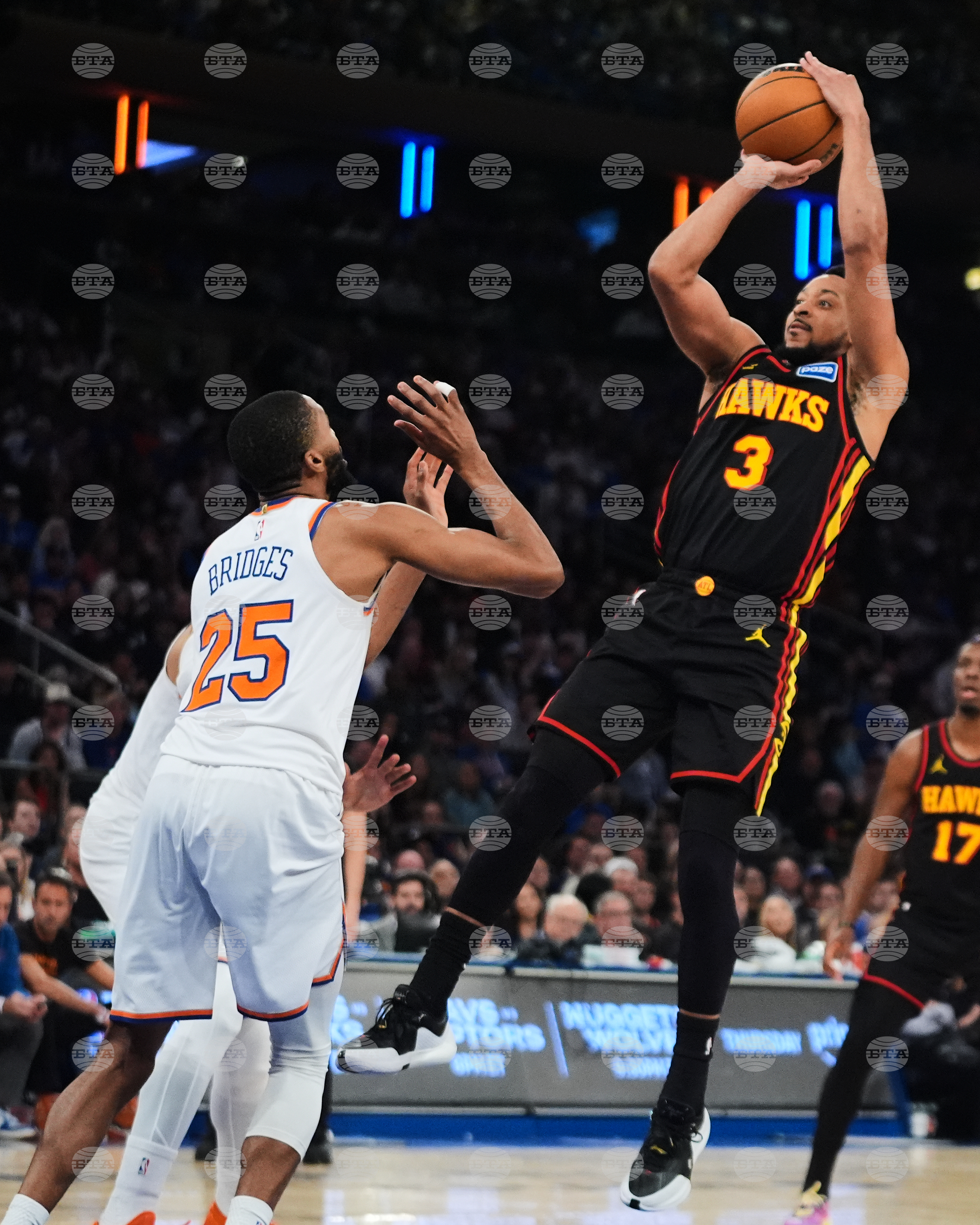 Hawks Knicks Basketball