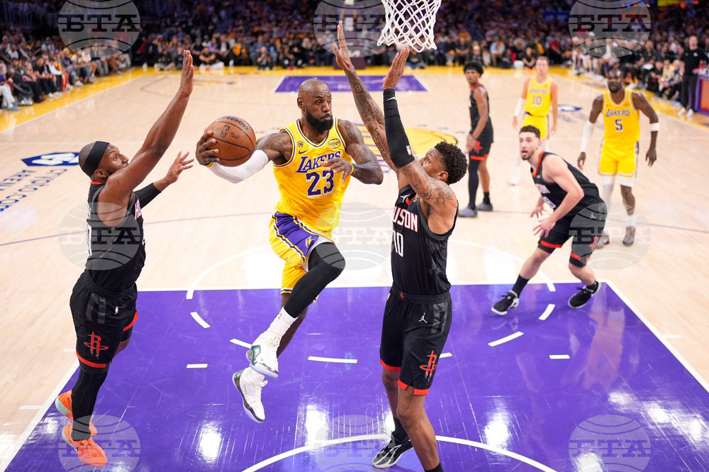 Rockets Lakers Basketball