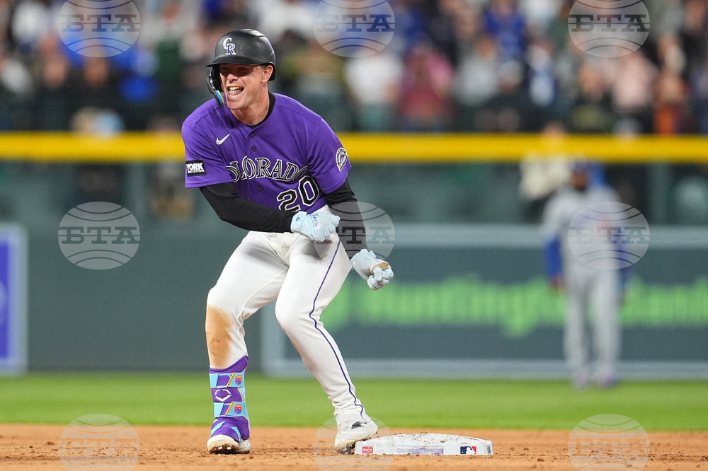 Dodgers Rockies Baseball