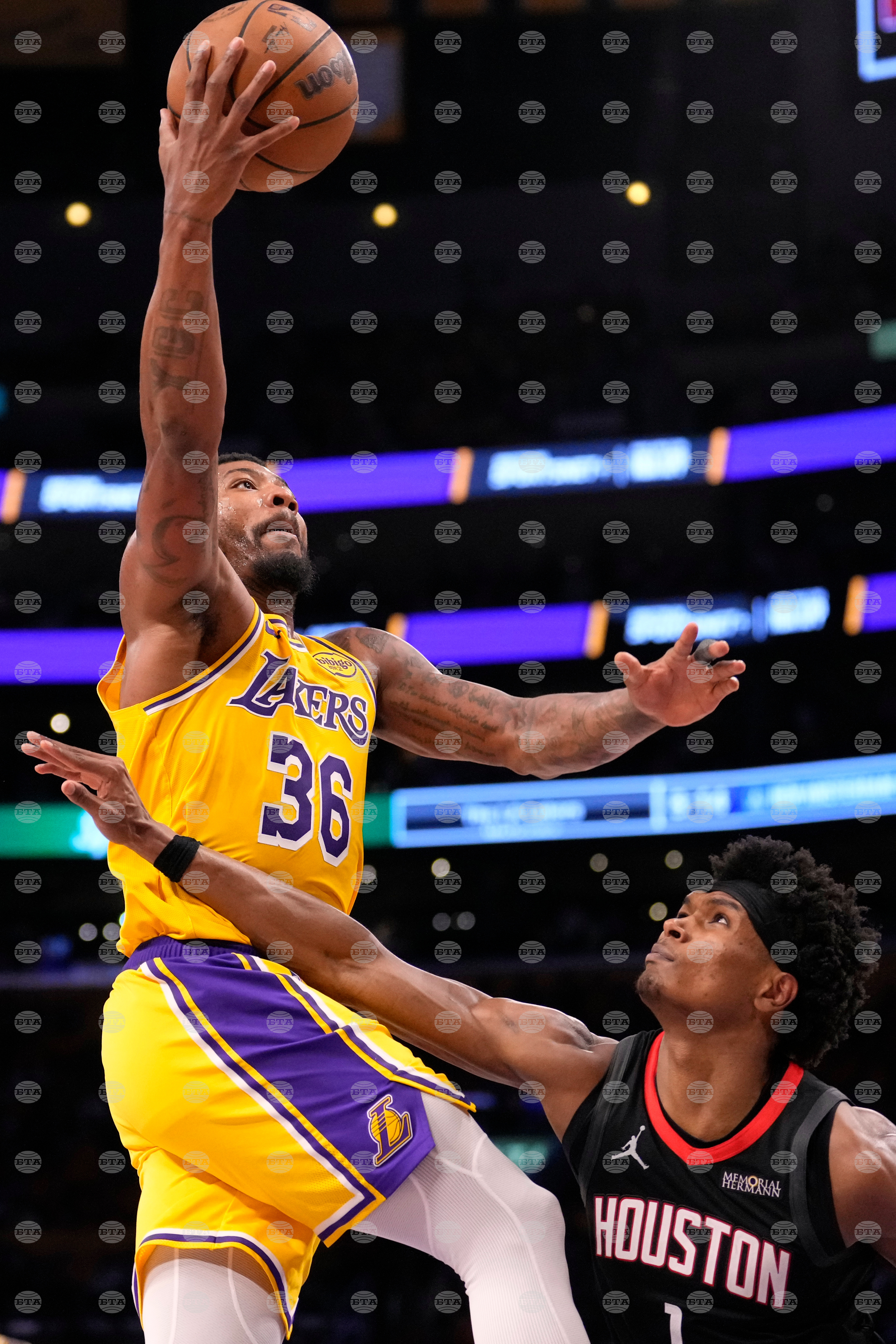 Rockets Lakers Basketball