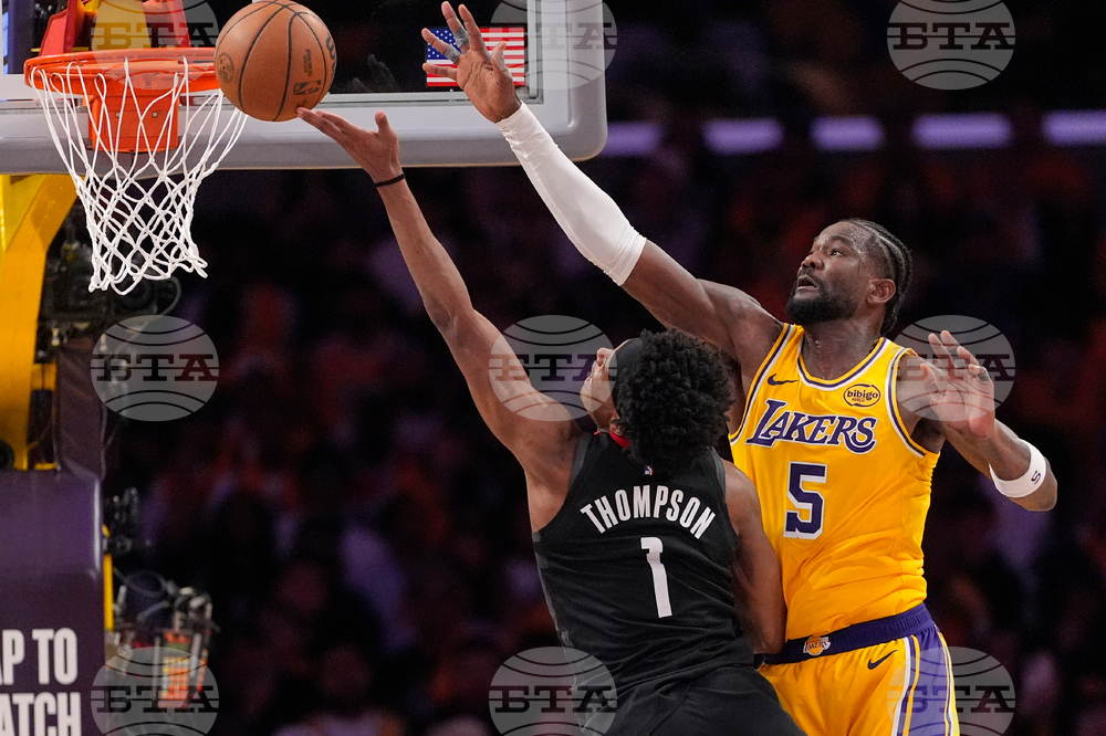 Rockets Lakers Basketball