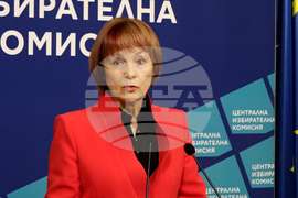 ЦИК - парламентарни избори - Росица Матева - брифинг