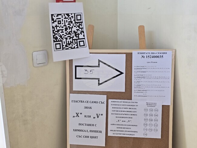 Изборният ден в област Плевен приключи, съобщиха от РИК